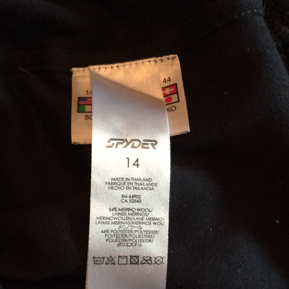 Spyder gold zippered jacket - Picture 3 of 8